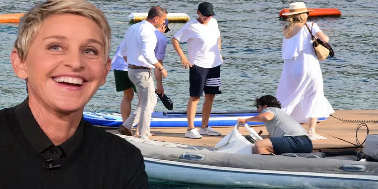 Ellen DeGeneres...DÜNYACA ÜNLÜ KOMEDYEN BODRUM'DA!