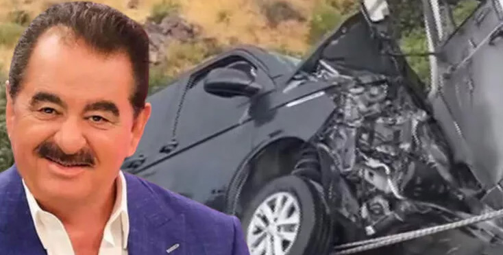 İbrahim Tatlıses... TRAFİK KAZASI GEÇİRDİ!