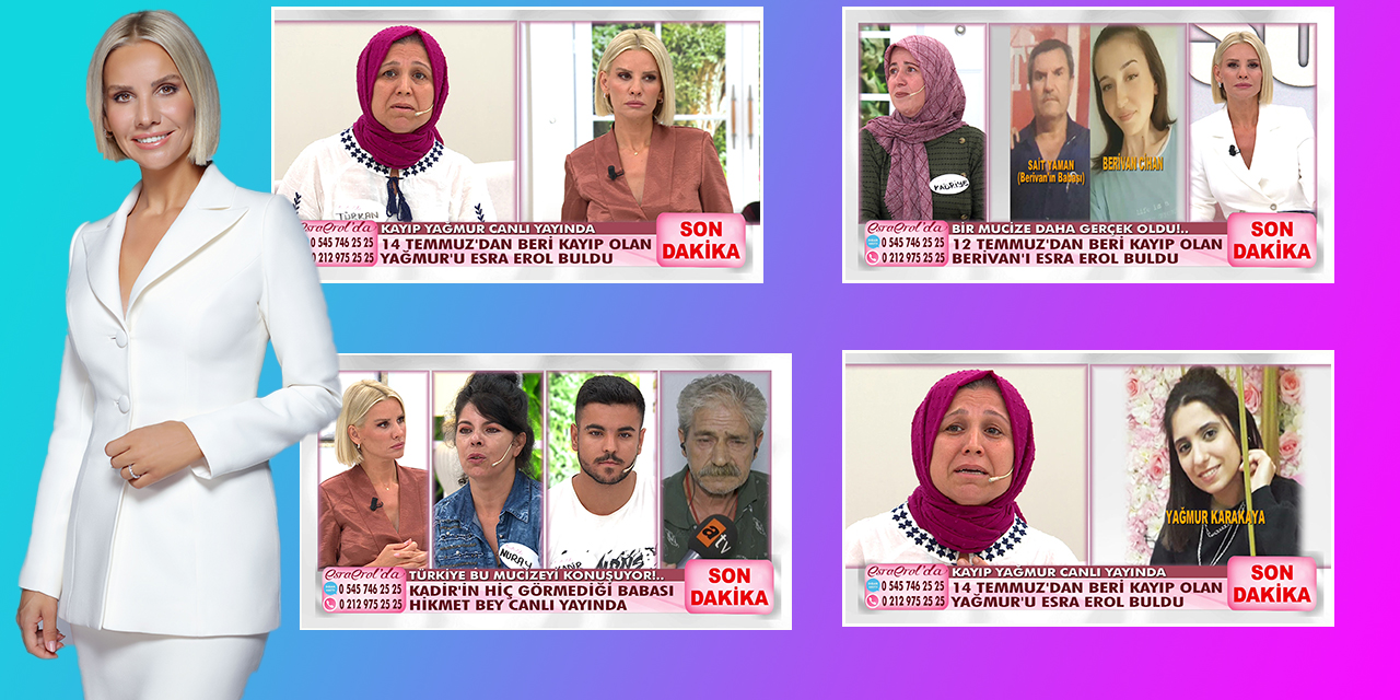Esra Erol… 5 GÜNDE 5 AİLENİN YÜZÜNÜ GÜLDÜRDÜ