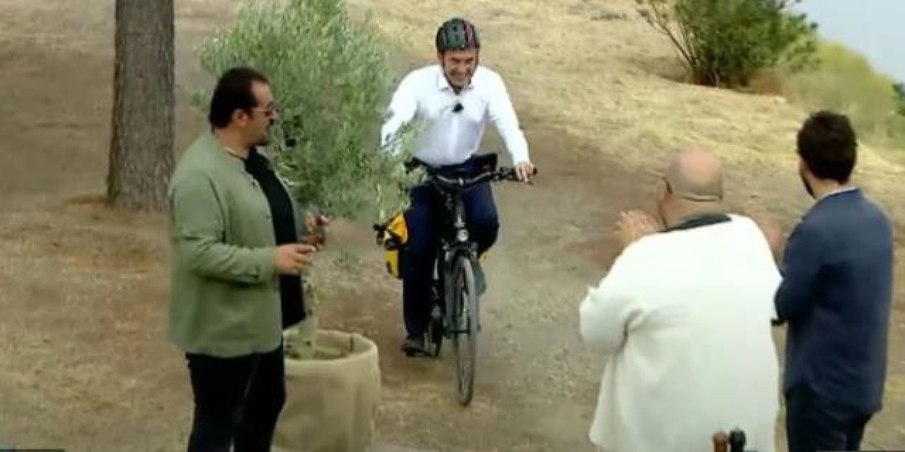 MasterChef Türkiye... BAŞKAN BİSİKLETLE GELDİ!