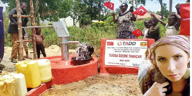 Tuğba Özerk... SU KUYUSU AÇTIRDI!