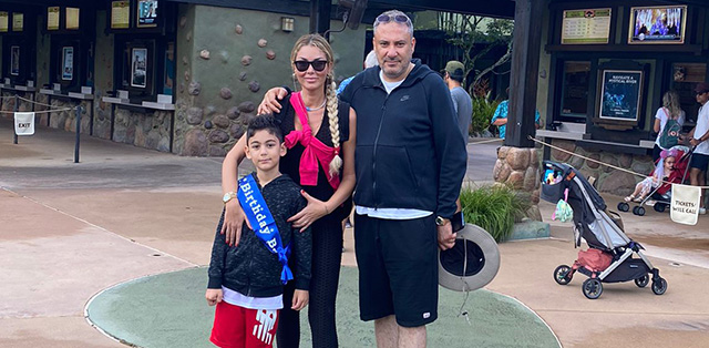 Petek Dinçöz... OĞLU İRFAN ASLAN'A DİSNEYLAND'DA DOĞUM GÜNÜ!