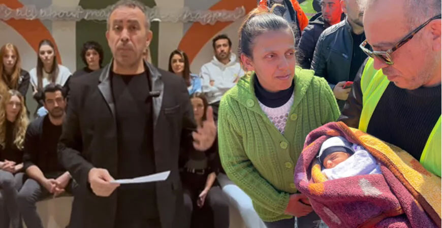 Haluk Levent... AHBAP ÇADIRKENT'TE DOĞAN BEBEĞİN İSİM BABASI OLDU!