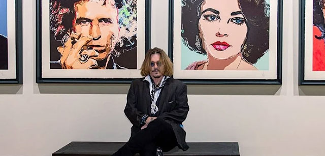 Johnny Depp... RESSAM YÖNÜ SERVET KAZANDIRDI!