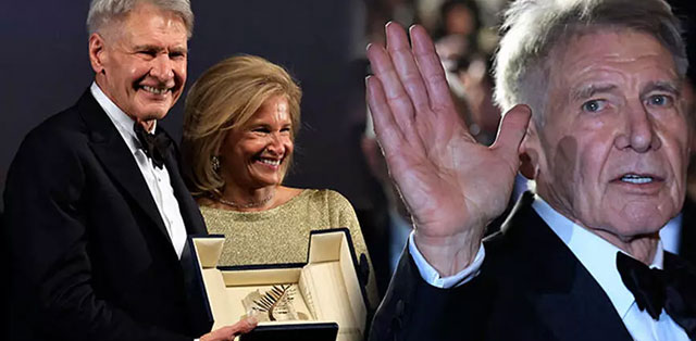 Harrison Ford... ONURSAL ALTIN PALMİYE ÖDÜLÜ ALDI!