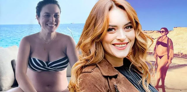 Ezgi Mola... KARNI BURNUNDA POZ!