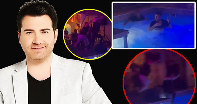 Murat Kurşun... HAYRANININ SEVGİ GÖSTERİSİ HAVUZDA BİTTİ!