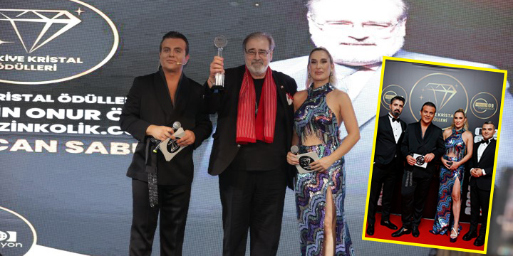 Türkiye Kristal Ödülleri… SAHİPLERİNİ BULDU.