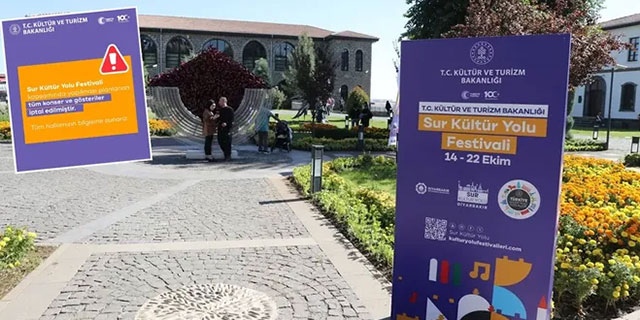 Sur Kültür Yolu Festivali... MÜZİK ETKİNLİKLERİ İPTAL EDİLDİ!