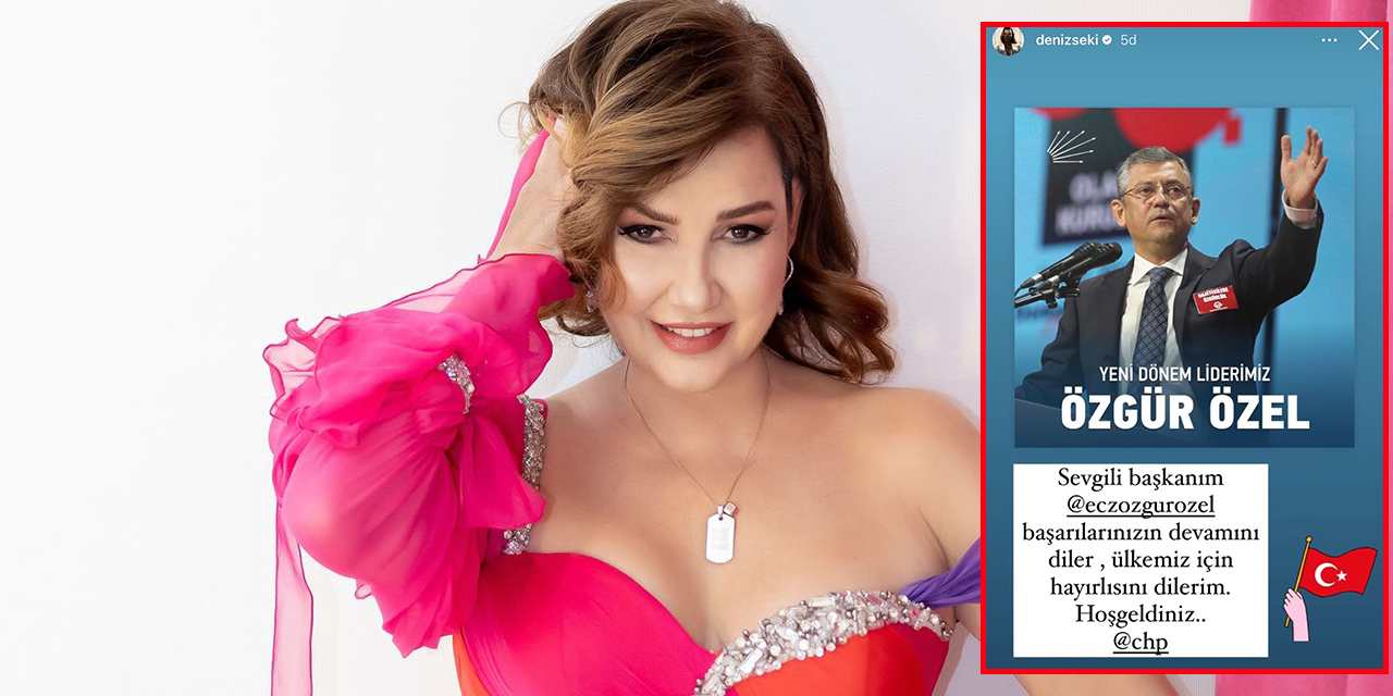 Özgür Özel... SANAT DÜNYASINDAN İLK TEBRİK DENİZ SEKİ'DEN GELDİ