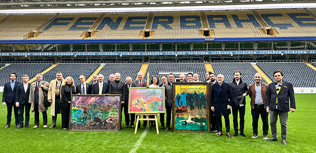 Bedri Baykam... CUMHURİYET’İN 100. YILINA İTHAFEN FENERBAHÇE SPOR KULÜBÜ’NE ÜÇ ESERİNİ ARMAĞAN ETTİ!