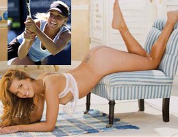 Ashley Harkleroad...ÇIPLAK TENİSCİ KORTLARA DÖNÜYOR...