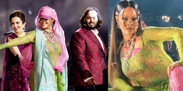 Rihanna... MİLYARDER DÜĞÜNÜNDE PERFORMANSI BEĞENİLMEDİ!