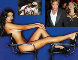 Kelly Brook...YAKIŞIKLI RUGBY YILDIZINA GÖNLÜNÜ KAPTIRDI!...