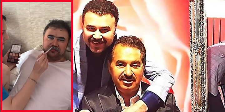İBRAHİM TATLISES'İN KARDEŞİ RUJ SÜRÜP, GÖZÜNE SÜRME ÇEKTİ ...