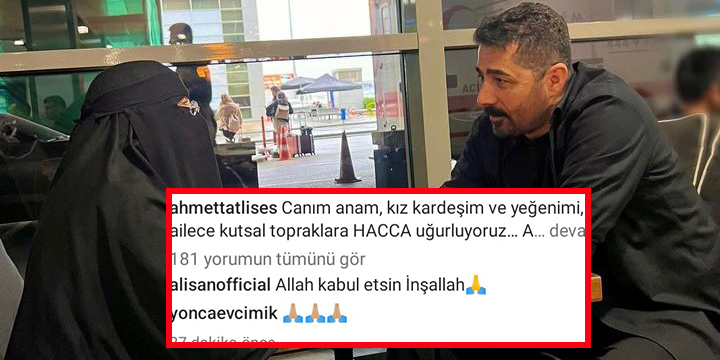 Ahmet Tatlıses… ANNESİNİ HACCA YOLLADI, ÜNLÜLER YORUM YAĞMURUNA TUTTU