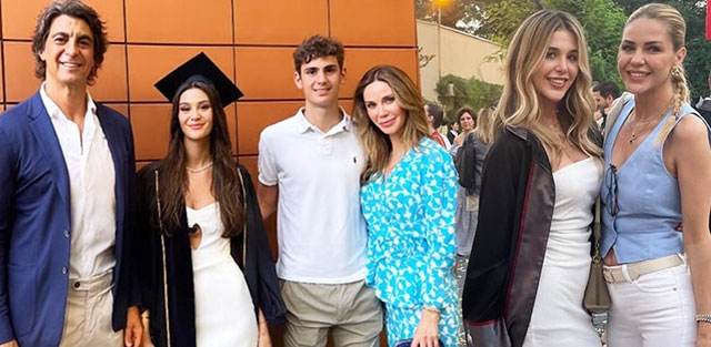 ÜNLÜ İSİMLERİN ÇOCUKLARI İLE 'MEZUNİYET' GURURU!