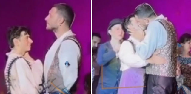 Uraz Kaygılaroğlu... ERKEK PARTNERİ İLE ROL GEREĞİ ÖPÜŞÜNCE!..