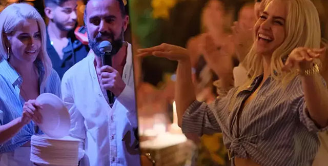 Büşra Pekin... SAZLI SÖZLÜ TABAK KIRMALİ DOĞUM GÜNÜ!