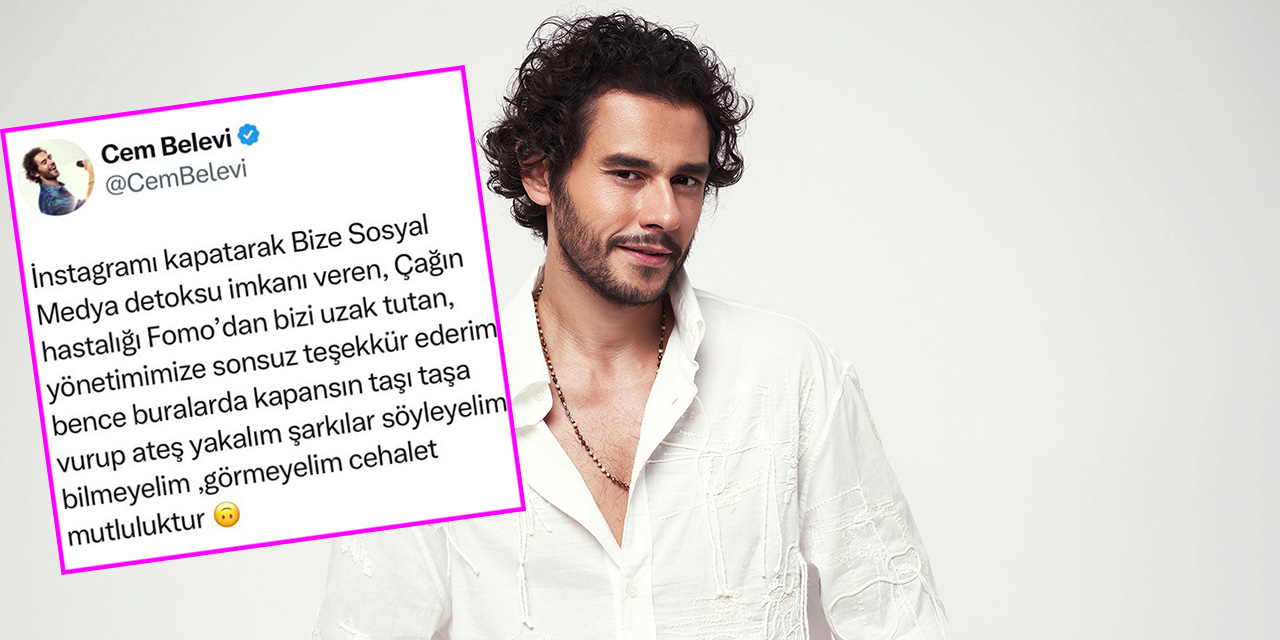 Cem Belevi... ÇARPICI SOSYAL MEDYA AÇIKLAMASI!
