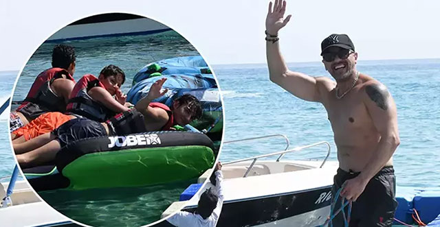 Emre Altuğ... OĞULLARI İLE TATİLDE!