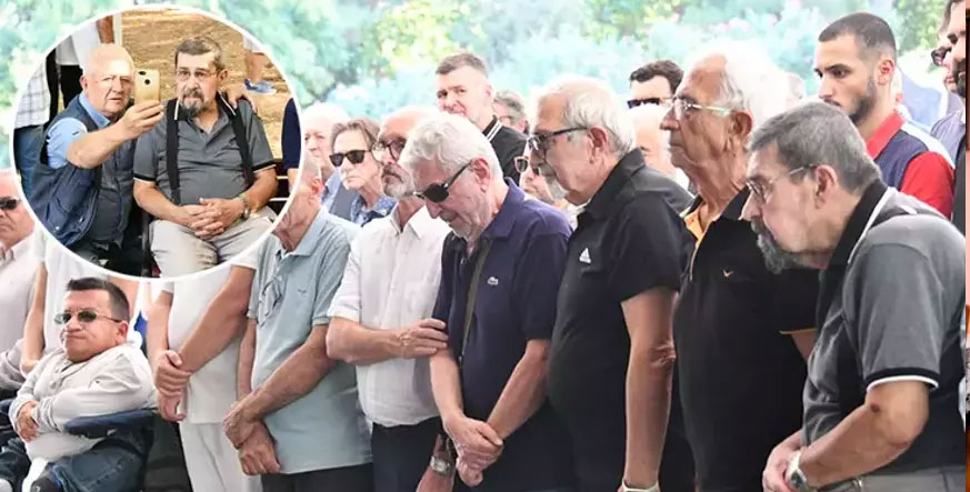 Cihat Tamer... OĞLUNU SON YOLCULUĞUNA UĞURLADI; CENAZEDE SELFİ KRİZİ!