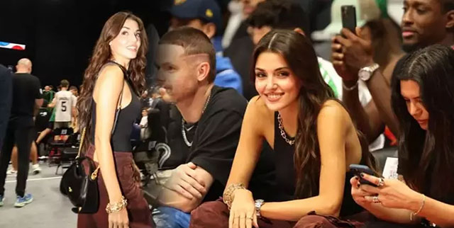 Hande Erçel... HIZINA YETİŞİLMİYOR; ŞİMDE DE NBA MAÇINA GİTTİ!