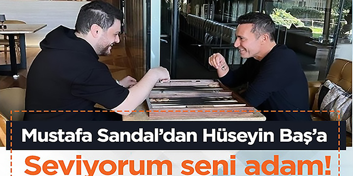 Mustafa Sandal… BTP GENEL BAŞKANI HÜSEYİN BAŞ’I ÖNCE TAVLADA YENDİ, SONRA DA KONSERİNDE AĞIRLADI!