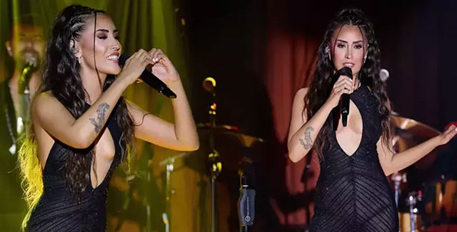 Hande Ünsal... SAHNE KOSTÜMÜNÜ ELEŞTİRENLERE NE CEVAP VERDİ?