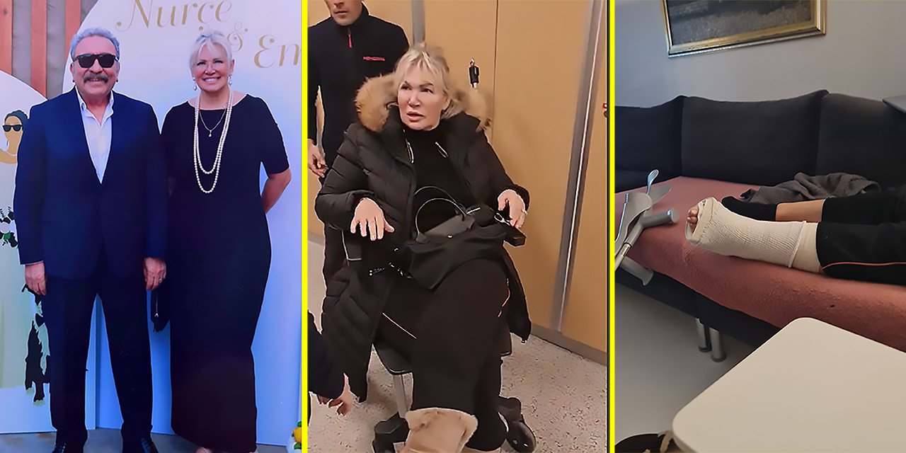 Ümit Besen… EŞİ AYAK BAĞ DOKUSUNU KOPARTTI!