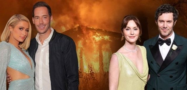 ABD'DEKİ YANGINDA ÜNLÜLERİN EVLERİ YANDI; ÖDÜL TÖRENLERİ İPTAL EDİLDİ!