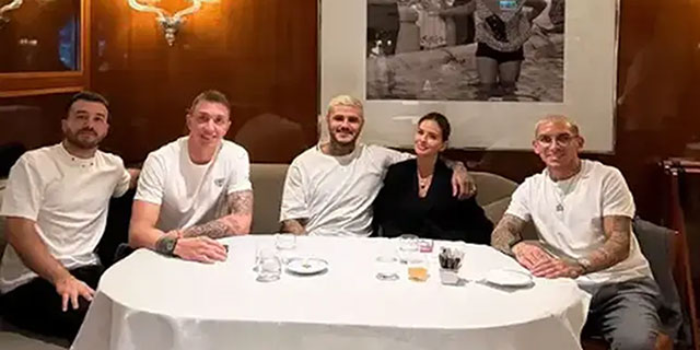 Mauro Icardi... İSTANBUL'A GELDİ, SEVGİLİSİNİ ARKADAŞLARIYA TANIŞTIRDI!