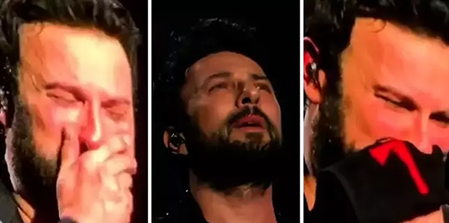 Tarkan... ANNE ACISI SONRASI İLK KONSER; GÖZYAŞLARINA BOĞULDU!