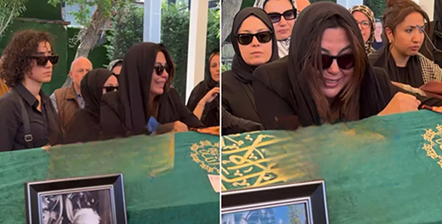 Aslı - Saruhan Hünel... ANNEYE SON VEDA; GÖZYAŞLARI SEL OLDU!