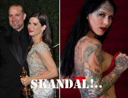 flaş.../Sandra Bullock...KENDİSİ SETE,KOCASI METRESİNE!...