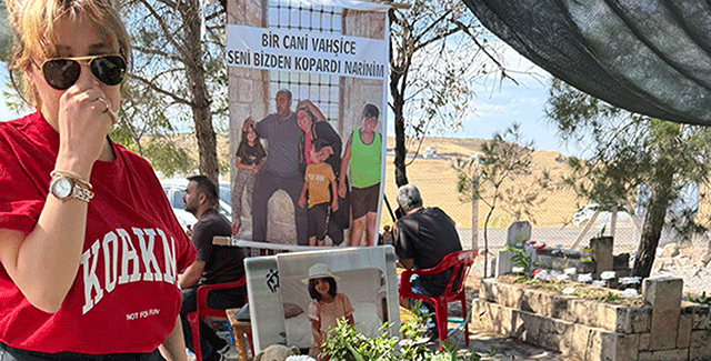 Gonca Vuslateri... NARİN’İN KABRİNDE GÖZYAŞLARINI TUTAMADI!
