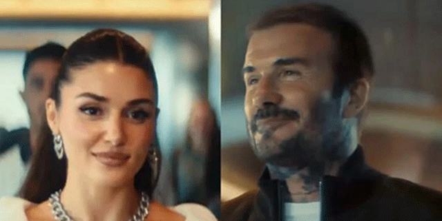 Hande Erçel... DÜNYA STARLARIYLA AYNI REKLAM FİLMİNDE!