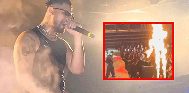 Lvbel C5... KONSERDE KAZA, ALEVLER İÇİNDE KALDI!