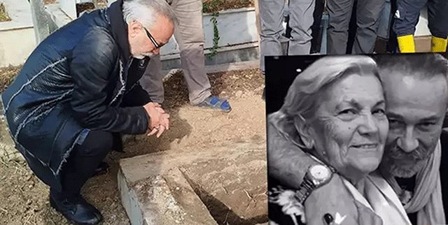 Levent Özdilek... ANNESİNİ SON YOLCULUĞUNA UĞURLADI!