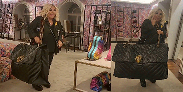 Safiye Soyman... ÇANTA TUTKUSU SINIR TANIMADI!