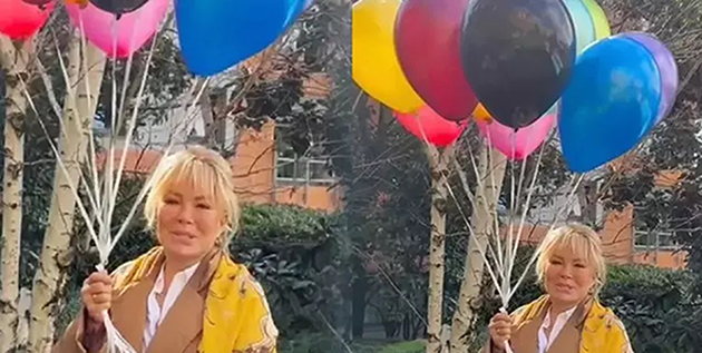Semiramis Pekkan... GÜZEL HABERİ PAYLAŞTI; BALONLAR UÇURDU!