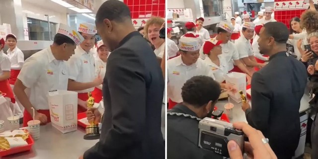 Michael B. Jordan... OSCAR'I KAZANDI, KUTLAMAYI HAMBURGERCİDE YAPTI!..