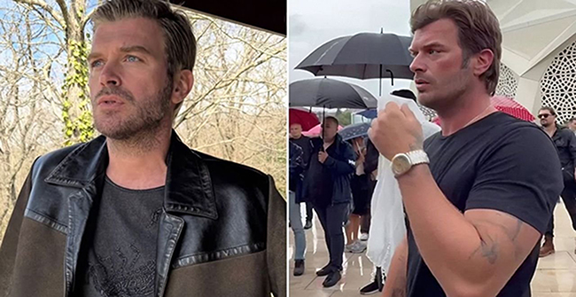 Kıvanç Tatlıtuğ... YAĞMUR ALTINDA BAYRAM NAMAZI