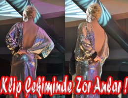 POPO DEKOLTESİNİ ELLERİYLE KAPATMAYA ÇALIŞTI!..