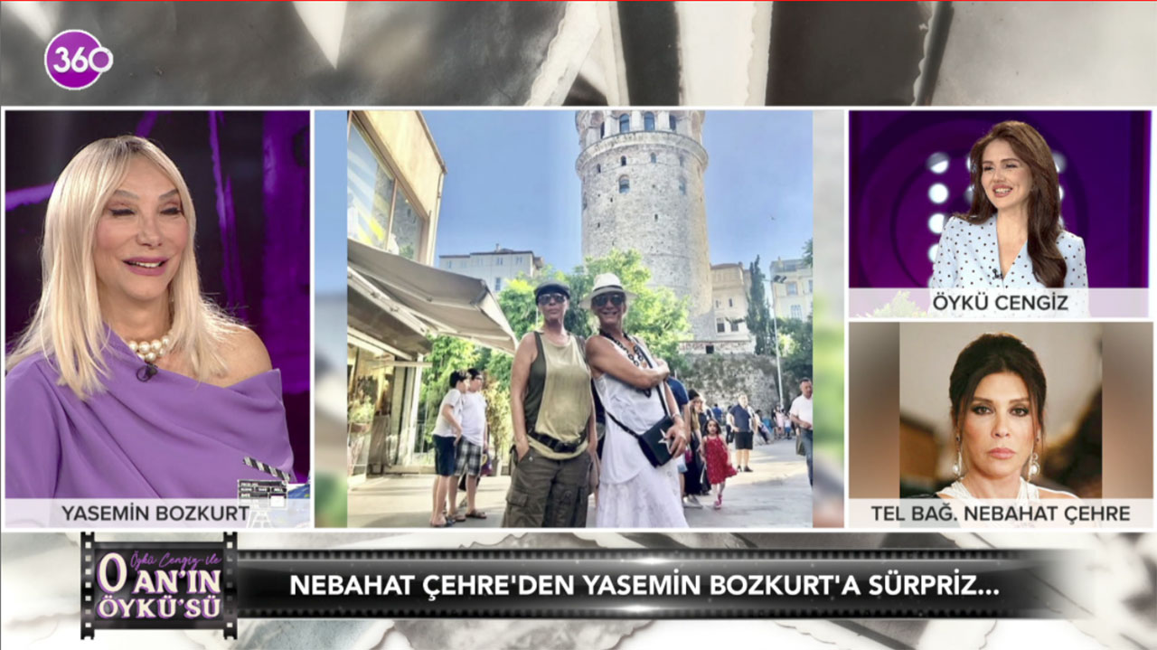 360 TV…  “O AN'IN ÖYKÜSÜ” YASEMİN BOZKURT’U AĞIRLADI!