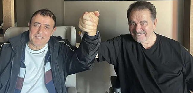 Mahmut Tuncer... İBRAHİM TATLISES'E GEÇMİŞ OLSUN ZİYARETİ!