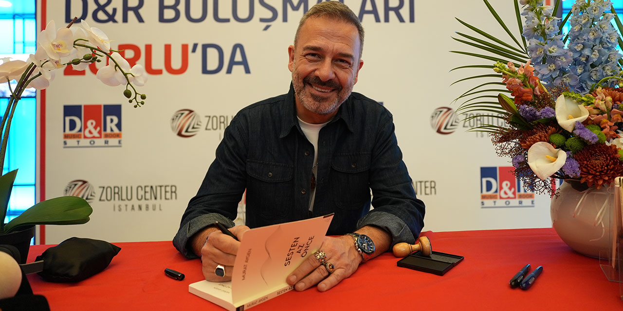 Murat Aygen… “SESTEN AZ ÖNCE” KİTABINI İMZALADI!