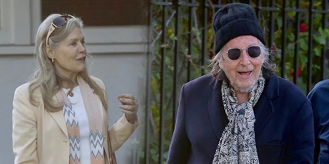 Al Pacino...86. YAŞINI ESKİ AŞKI VE İKİZ ÇOCUKLARIYLA KUTLADI!