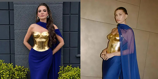Hailey Bieber - Ebru Akel... AYNI ELBİSEYİ GİYDİLER; KİME DAHA ÇOK YAKIŞMIŞ?