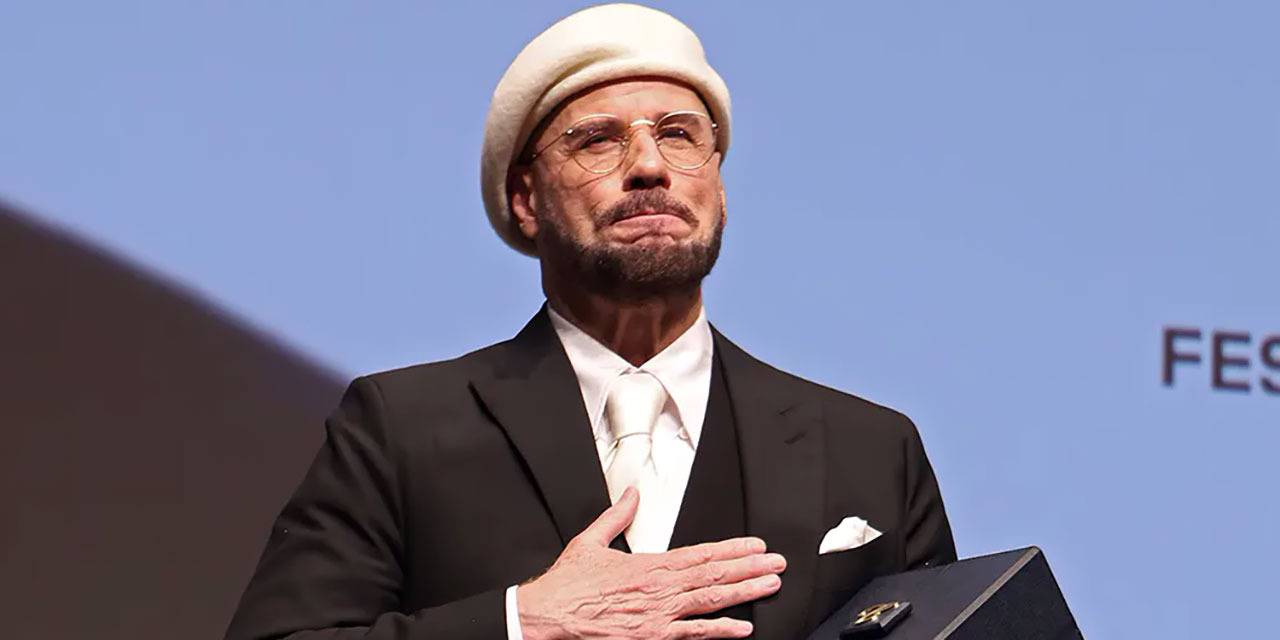 John Travolta… CANNES'DA “ONURSAL ALTIN PALMİYE ÖDÜLÜ” VERİLMESİYLE GÖZYAŞLARINA BOĞULDU